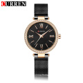 CURREN 9011 Watch Women Casual Fashion Quartz Wristwatches Crystal Design Ladies Gift relogio feminino